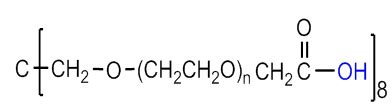 8 Arm PEG COOH NSP Functional Polymers Copolymers