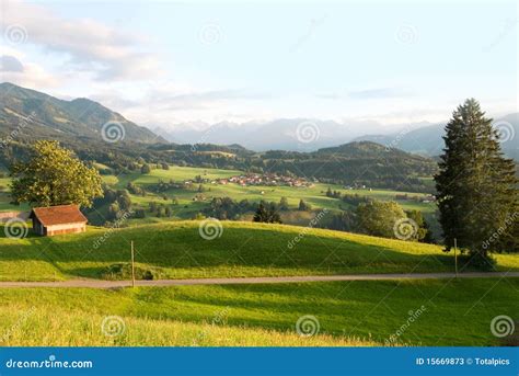 Bavarian alps stock image. Image of mountains, imberg - 15669873