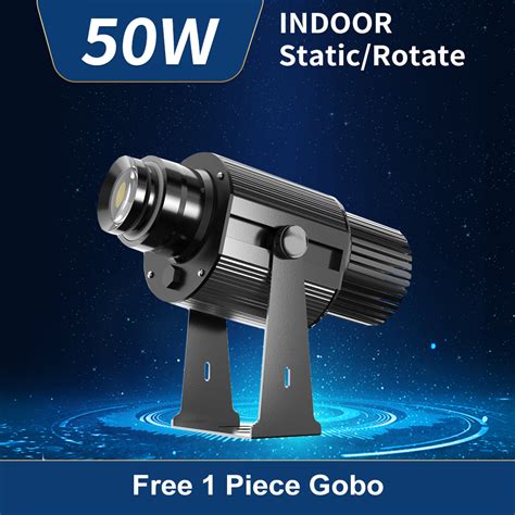 50W Premium LED Gobo Projector - Versatile, Easy Install, Free Gobos