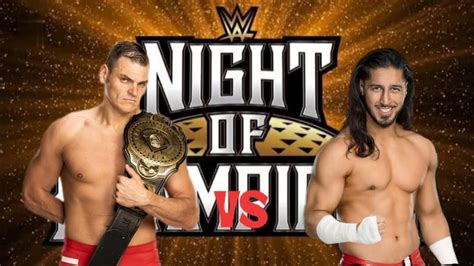 Wwe Gunther Vs Mustafa Ali Night Of Champions Intercontinental