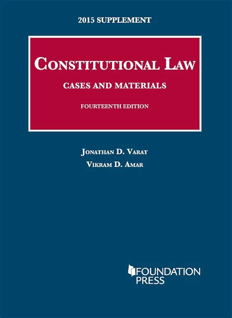 Amazon Constitutional Law Cases And Materials 14th 2015