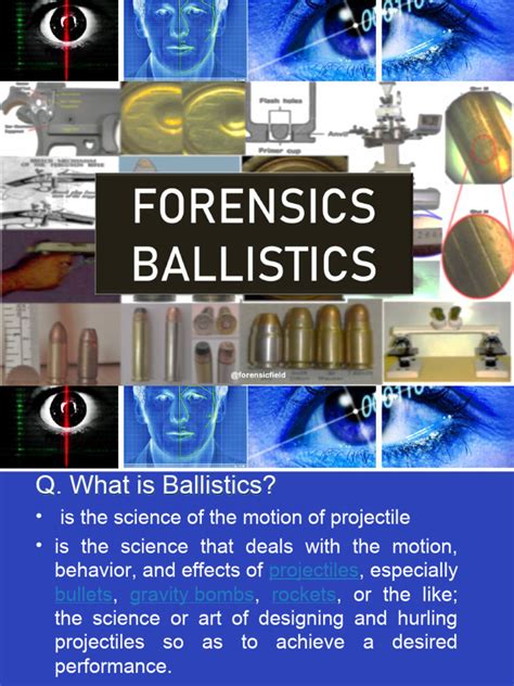 Forensic Ballistics Intro 1 | PDF | Cartridge (Firearms) | Gun Barrel