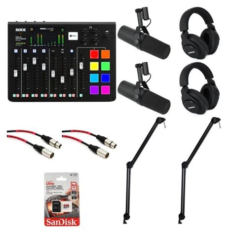 An Assortment Of Headphones Microphones And Other Accessories For