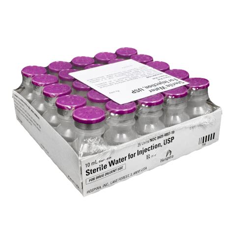 Water Sterile For Inj 10ml Rx Products