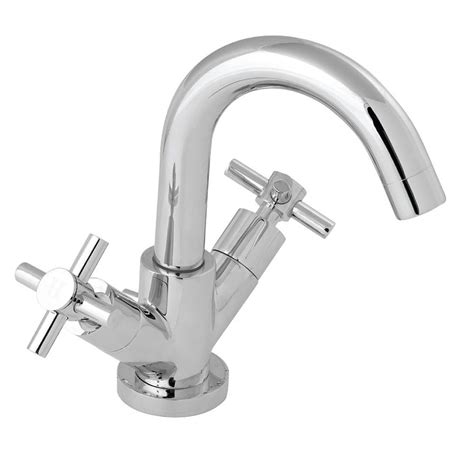 Deva Motif Chrome Mono Basin Mixer Tap With Press Top Waste