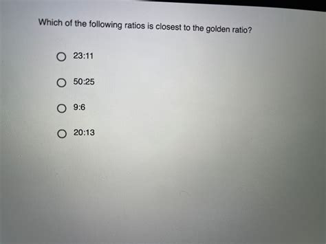 Answered Which Of The Following Ratios Is… Bartleby