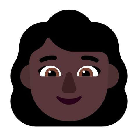 👩🏿 Woman: Dark Skin Tone Emoji Meaning - From Girl & Guy - Emojisprout