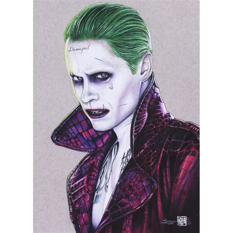 Paciencia 4 Naipes Gratis - Thang Nguyen - Jared Leto "Joker" Suicide Squad 8x12 Signed Limited ...