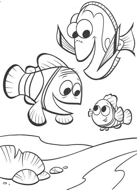 Dibujos Para Colorear De La Pelicula Buscando A Nemo