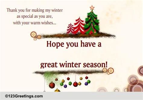 Winter Thank You Ecard... Free Thank You eCards, Greeting Cards | 123 ...