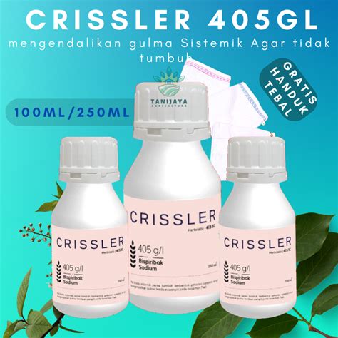 Jual Obat Hama Pembasmi Gulma Ampuh Tanaman Padi Crissler Sc Ml