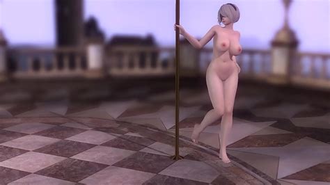 MMD 2B Nude Pole Dance DOA5LR By Teragurl90 Xamclip Cliphotvn