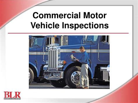 Ppt Commercial Motor Vehicle Inspections Powerpoint Presentation