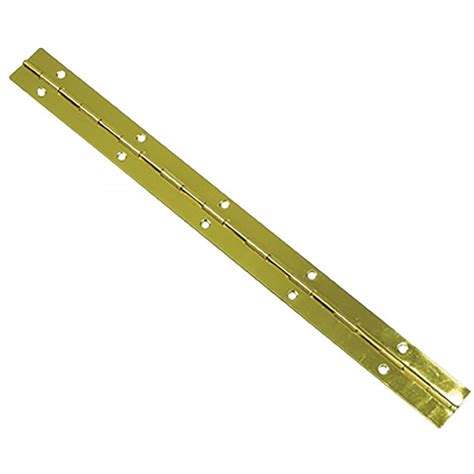 Piano Hinge Brass Plated 900mm Selco