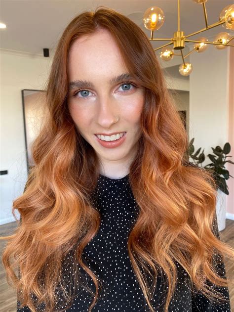 Copper Hair Warms Tones Blush Girl Salon