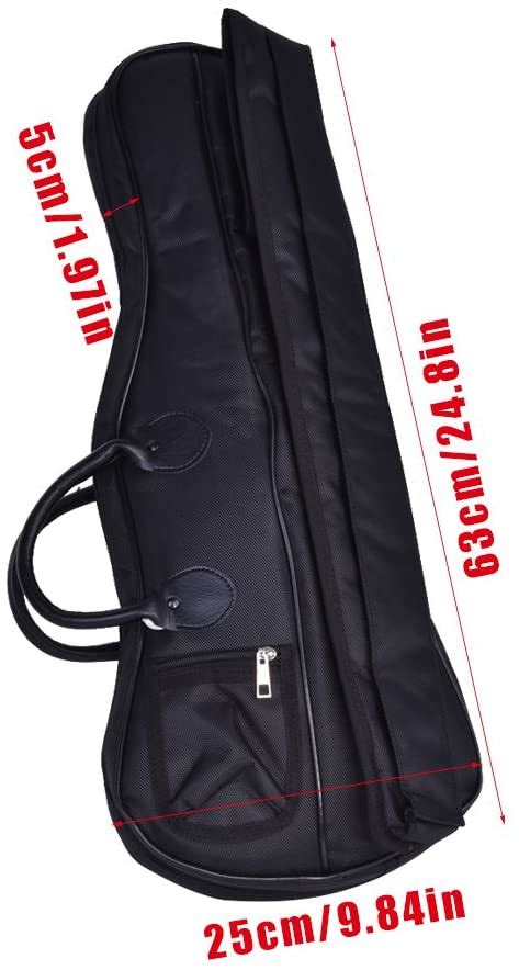 Tbest Violin Case Bag Box Backpack with Carry Straps,Portable Violin ...