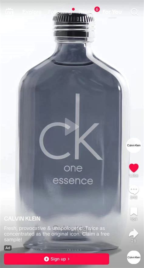 Calvin Klein Ck One Essence Fragrance Sample Get Me Free Samples