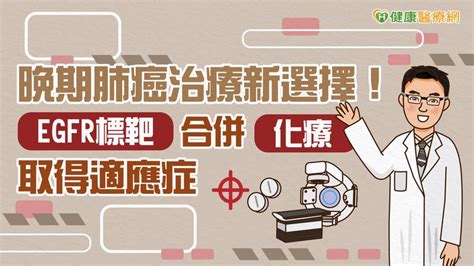 晚期肺癌治療新選擇！egfr標靶合併化療取得適應症