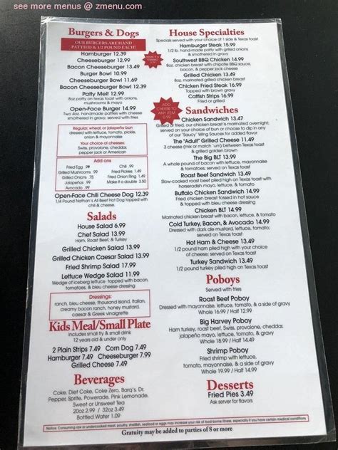 Menu At Daqs Wings And Grill Southern Loop Pub And Bar Shreveport