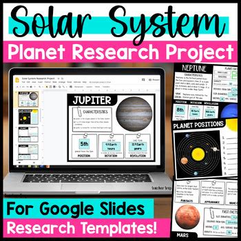 Solar System Planet Research Project Digital For Google Slides