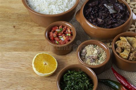 Brazilian Feijoada Food stock photo. Image of manioc - 202517422