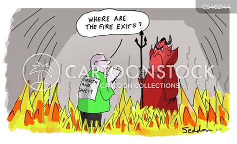 Fire Exit Comic Strip