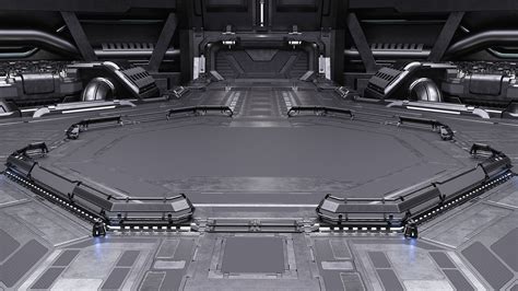 Sci Fi Scene For Renders Time Travel D Model Cgtrader