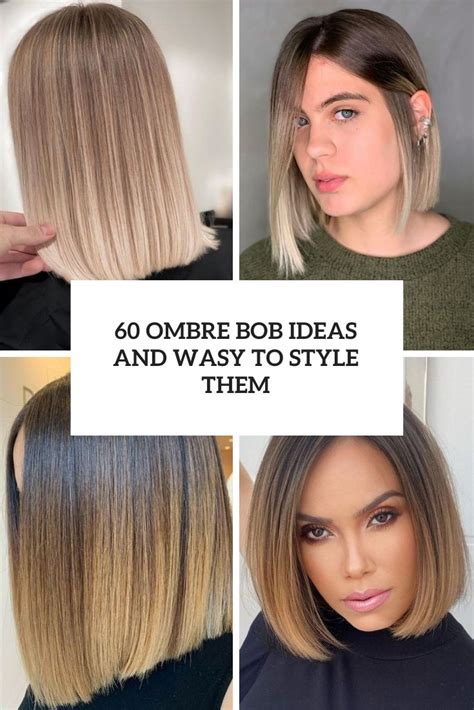 Long Angled Bob Ombre