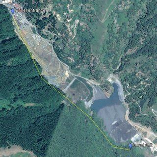 Satellite view of the terrain (source: Google maps) | Download ...