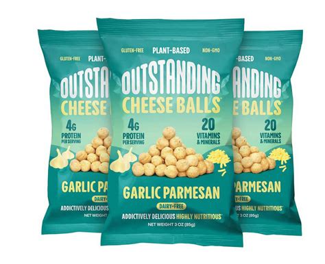 Outstanding Cheese Garlic Parmesan Snacks Balls 3 Oz Pack Of 3