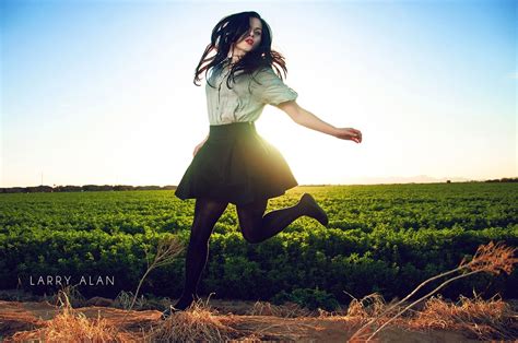 Wallpaper Sunlight Women Nature Brunette Grass Field