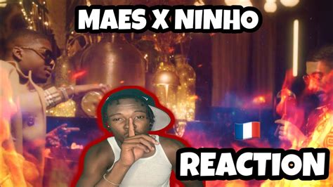 AMERICAN REACTS TO FRENCH RAP Maes Distant Clip Officiel Ft Ninho