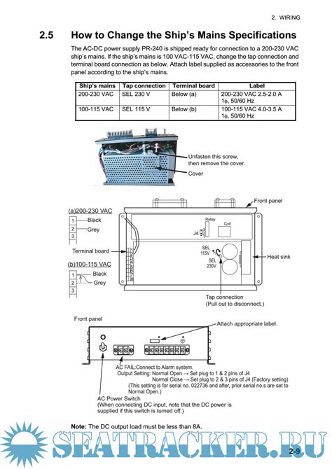 Furuno Class A AIS Installation Manual FA 170 2015 PDF Marine