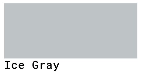 Ice Gray Color Codes - The Hex, RGB and CMYK Values That You Need