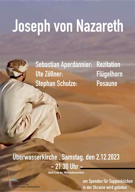 Eine eigene Geschichte für Joseph von Nazareth Bistum Münster