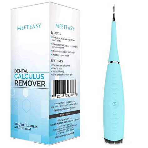 Electric Sonic Dental Calculus Plaque Remover Tool Kit - Tooth Scraper ...