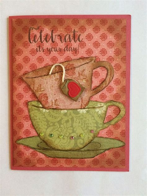 T H Tea Time Designed By Carm Lawrence Paper Crafts Cards Unique