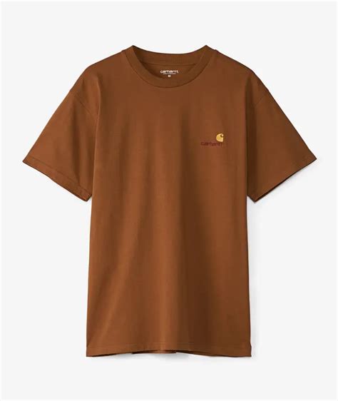 Brown Carhartt Wip American Script T Shirt Svd