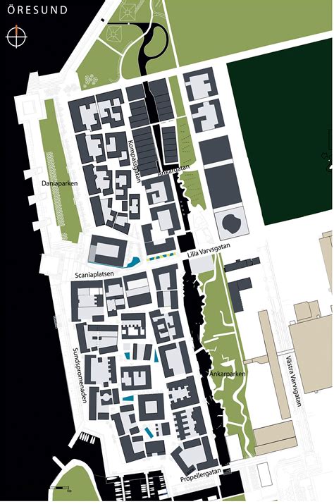 Masterplan Western Harbour Malm Urban Green Blue Grids