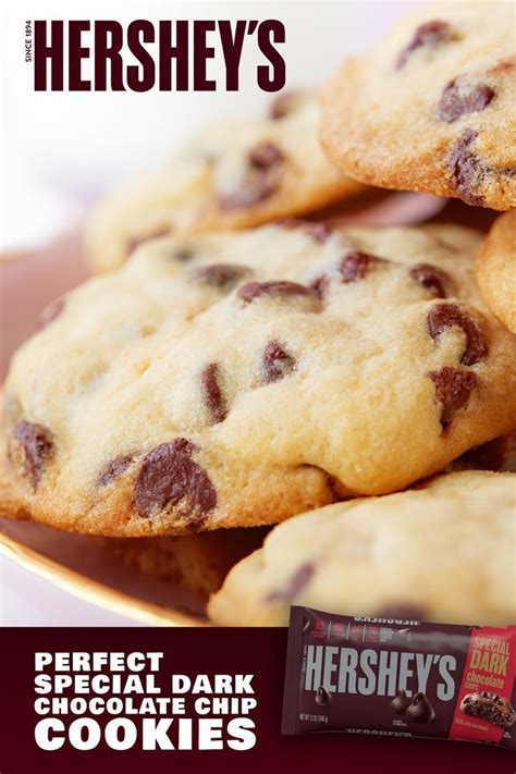 Irresistible HERSHEY'S Dark Chocolate Chip Cookies