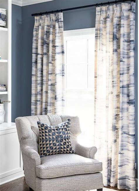 Blue White Curtains Gray White Drapes Curtain Panels Etsy In 2020