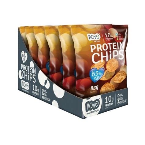 Novo Protein Chip Bbq 6 X30g