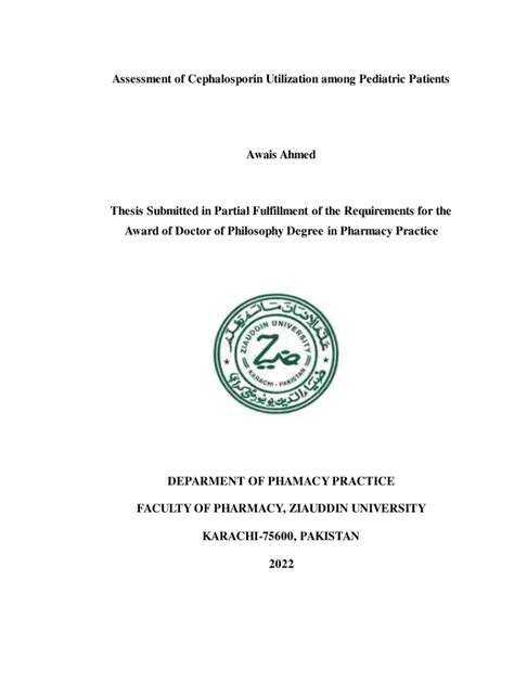 Fillable Online Prr Hec Gov Clinical Outcome In The Use Of