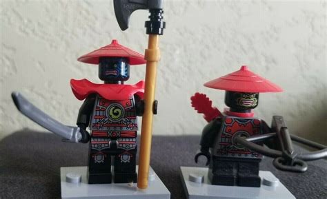 LEGO NINJAGO Lot Of 2 STONE ARMY Minifigures STONE ARMY SCOUT