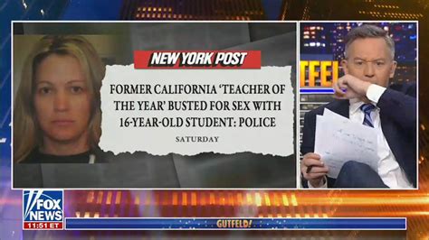 Fox Host Greg Gutfeld Applauds High School Teacher Charged With Engaging In Unlawful Sexual