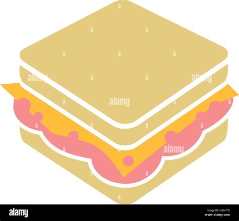 Ham Sandwich Stock Vector Images Alamy