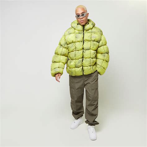 Acquista Karl Kani Sport Patch Square Quilted Puffer Jacket Lime Green