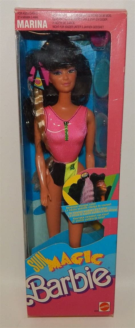 Vintage Nos Sealed Mattel Barbie Doll Sun Magic Marina Ebay