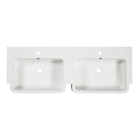 Tacr1200d Tavistock Courier Isocast Double Basin White 1200mm