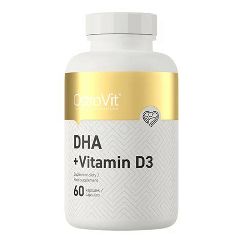 OstroVit DHA Vitamin D3 60 Capsules